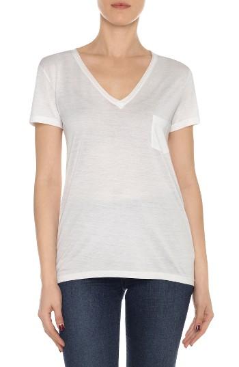 Women's Joe's Kelsie Silk Blend Tee - White