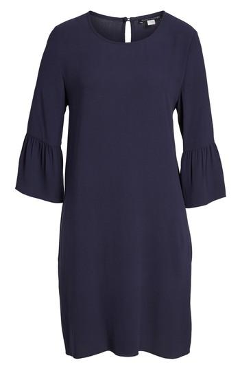Women's Eileen Fisher Flare Sleeve Silk Dress