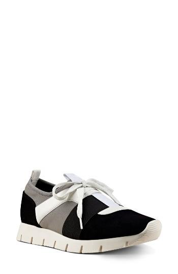 Women's Nine West Welldone Sneaker M - Black