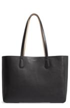 Tory Burch Perry Leather Tote - Black