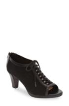 Women's Bella Vita 'lilo' Lace-up Peep Toe Bootie .5 N - Black