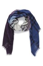 Women's Burberry Ombre Check Wool & Silk Scarf