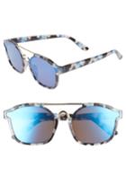 Women's Leith Eve Bank 57mm Mirrored Sunglasses -