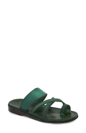 Women's Jerusalem Sandals The Good Shepherd Slide Sandal Us / 42eu - Green