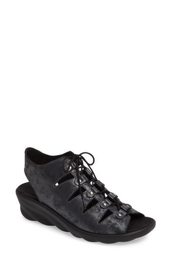 Women's Wolky Arena Sandal -6.5us / 37eu - Black