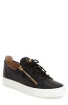 Men's Giuseppe Zanotti Side Zip Low Top Sneaker