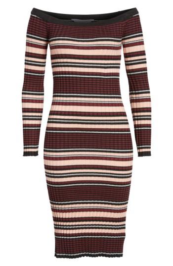 Women's Cupcakes And Cashmere Tommy Off The Shoulder Body-con Dress