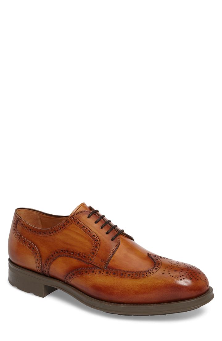 Men's Magnanni Tormo Wingtip .5 M - Brown