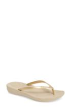 Women's Fitflop(tm) Iqushion Flip Flop M - Metallic