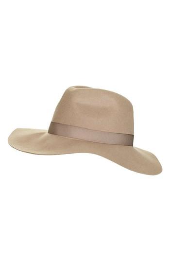 Women's Topshop Wide Brim Wool Fedora -