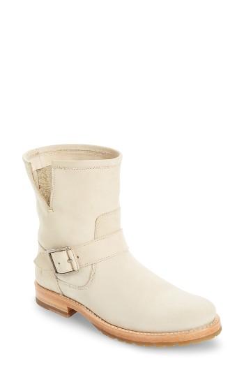 Women's Frye 'natalie' Engineer Boot M - Ivory