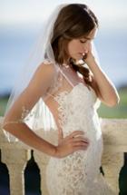 Brides & Hairpins 'sophie' Embellished Tulle Veil, Size - White