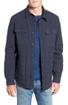 Men's Ugg Quilted Shirt Jacket, Size - Blue