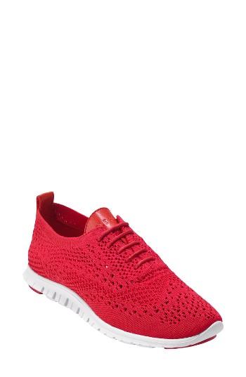 Women's Cole Haan Zerogrand Stitchlite Oxford B - Red