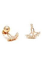 Women's Anna Sheffield 'tiara' Pearl Ear Jackets