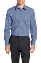 Men's Ted Baker London Slavla Slim Fit Geometric Dress Shirt .5 - Blue
