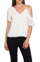 Women's Reformation Leia Ribbed Top - Black