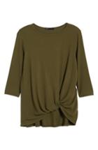 Women's Gibson Twist Front Pullover, Size - Green