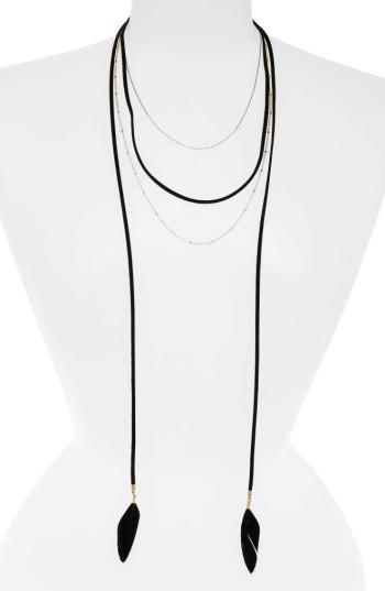 Women's Panacea Feather Wrap Choker