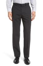 Men's Theory Marlo New Tailor 2 Flat Front Solid Stretch Wool Trousers - Grey