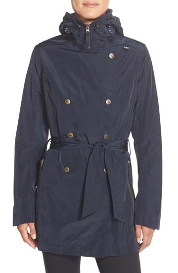 Women's Helly Hansen 'wesley' Waterproof Trench Coat