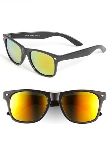 Kw 'jazz' Sunglasses Matte Black/ Red