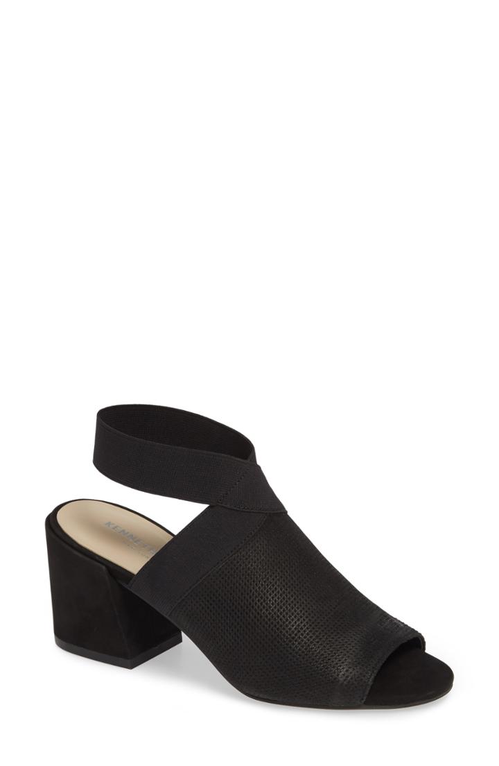 Women's Kenneth Cole New York Hannon Elastic Strap Sandal M - Black