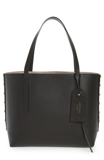 Jimmy Choo Twist Leather Tote - Orange