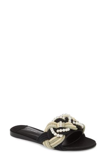 Women's Tony Bianco Josie Slide Sandal M - Black