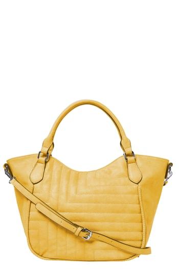 Urban Originals Iconic Vegan Leather Tote - Yellow