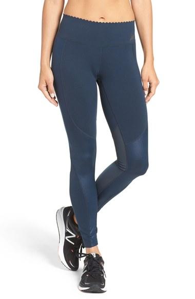 Women's New Balance 'intensity' Scalloped Waist Tights