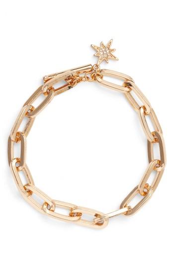Women's Rebecca Minkoff Signature Link Star Charm Bracelet