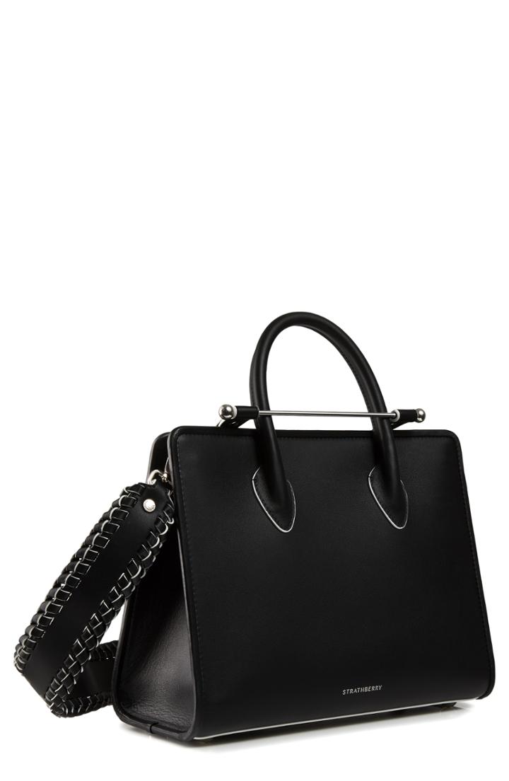 Strathberry Midi Convertible Tote - Black