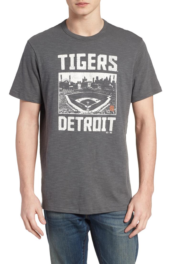 Men's '47 Mlb Overdrive Scrum Detroit Tigers T-shirt