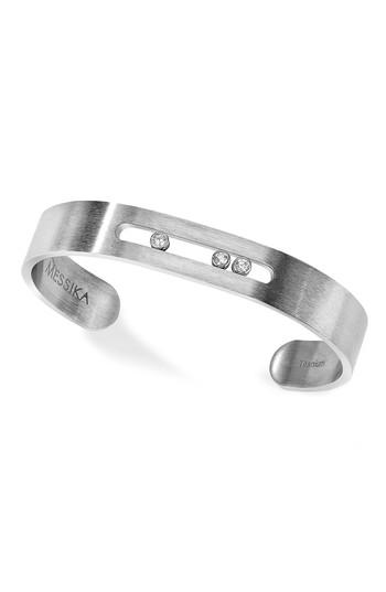 Men's Messika Titanium Move Diamond Cuff