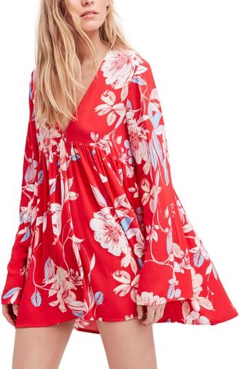 Women's Free People Bella Print Tunic - Red