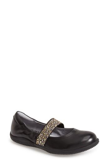 Women's Softwalk 'high Point' Mary Jane Flat M - Black