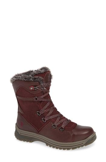 Women's Santana Canada Majesta Luxe Waterproof Winter Boot M - Burgundy
