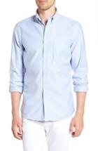 Men's 1901 Trim Fit Washed Oxford Shirt, Size - Blue