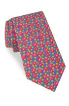 Men's Ted Baker London Monmouth Floral Silk Tie, Size - Blue