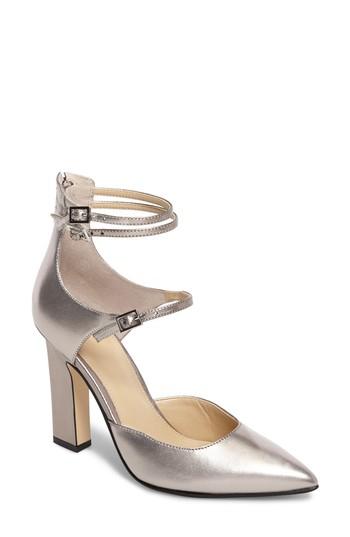 Women's Marc Fisher D Magnol Pump, Size 5 M - Metallic
