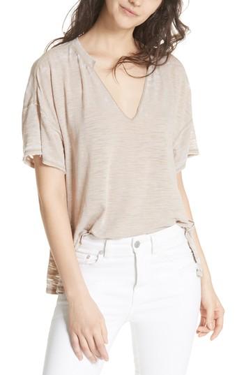Women's Free People Maddie Burnout Tee - Green
