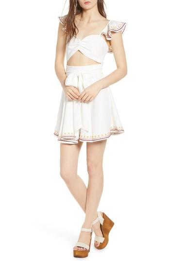 Women's Tularosa Masa Cutout Minidress - Ivory