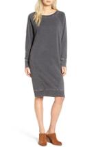 Women's Treasure & Bond Off The Shoulder Fleece Knit Dress
