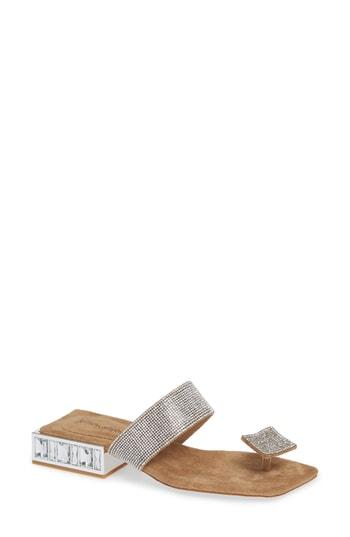 Women's Jeffrey Campbell Alise Embellished Sandal M - Beige
