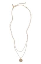 Women's Topshop Sparkle Pendant Layered Necklace