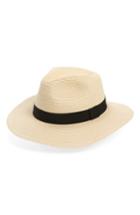 Women's Sole Society Straw Panama Hat - Beige