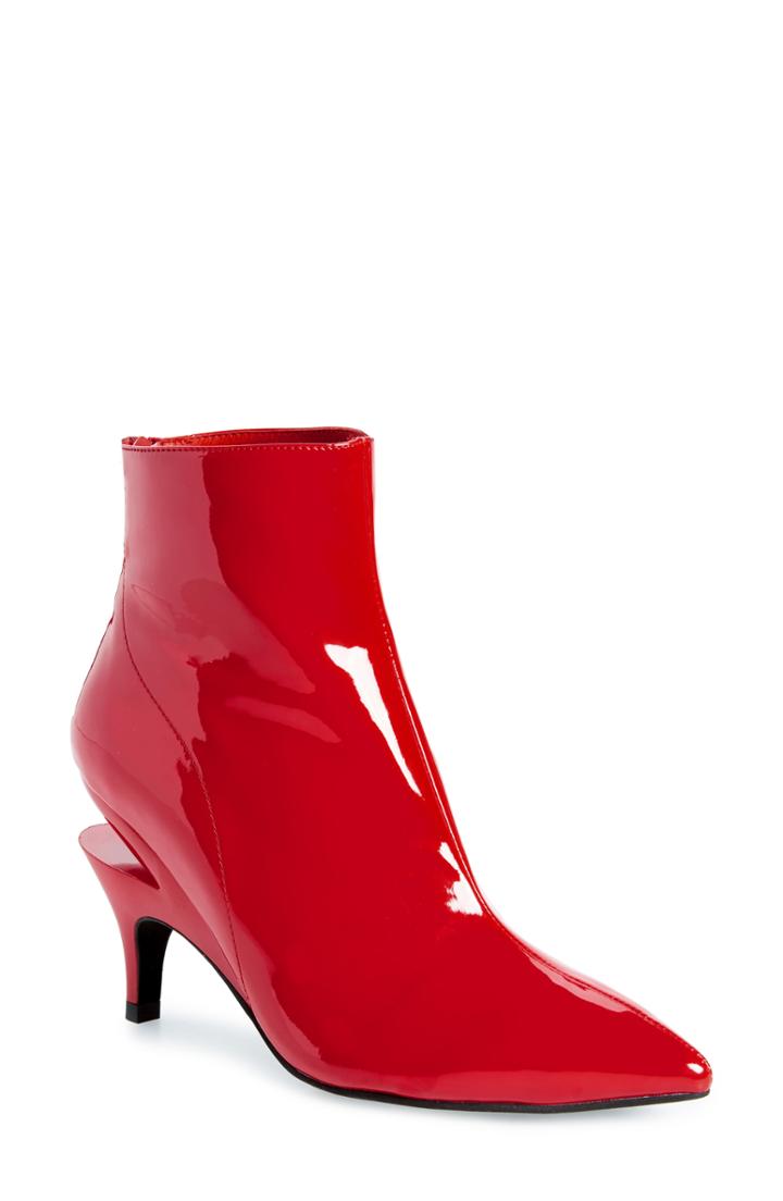 Women's Jeffrey Campbell Museum Bootie M - Red
