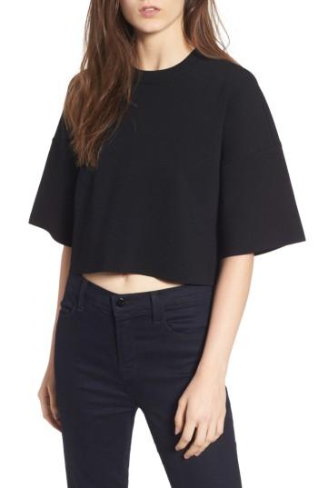 Women's Kendall + Kylie Lace-up Back Top - Black