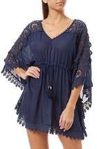 Women's Melissa Odabash Roby Cover-up Dress, Size - Blue